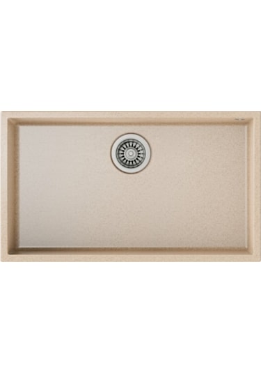 Teka Square 72.40 Tg Tek Hazneli Tezgahaltı Tegranite Eviye - Avena Bej - 115230017