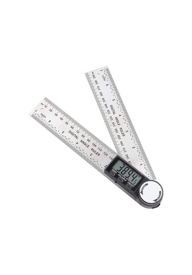 Reedark Paslanmaz Çelik Dijital Açı Ölçer - 0-360 200mm Lcd Ekranlı, Ip54 Koruma, Hızlı Doğru Ölçüm