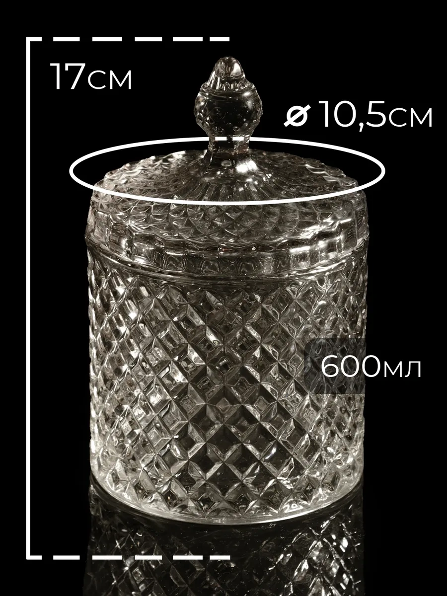 Wimi Kapaklı Cam Şekerlik 2 Adet 349489883 Beyaz