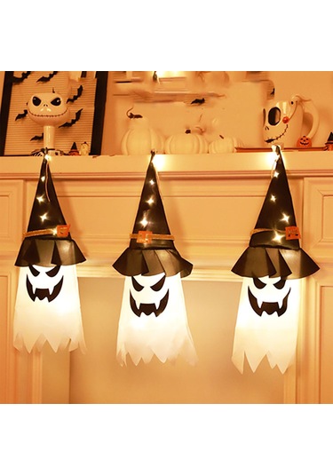 Gajeena Halloween Led İç Dış Mekan Dekorasyon Işığı - Eğlenceli Korku Stili Parti Ambiyans Aydınlatması Diğer