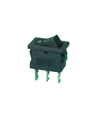 3 Kademeli Aç Kapa Buton On Off Rocker Switch Siyah Anahtar 250v Ac 6a/125v Ac 10a