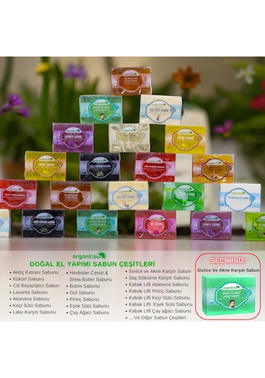 Organicsun Akne ve Sivilce Karşıtı Sabun 2 x 140 G