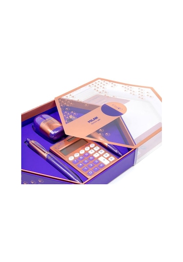 Milan Copper Kırtasiye Seti Mor 8740