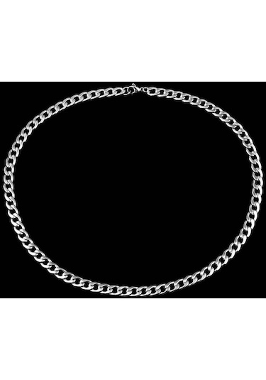 Gemici Çelik Erkek Zincir Kolye 6 Mm 56 Cm H081 (31175655) Çelik