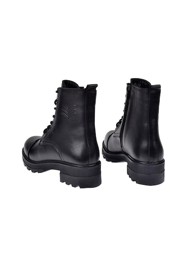 Pullman Hakiki Deri Postal Kadın Bot Voy-8892 Siyah-siyah Siyah Pullman Hakiki Deri Postal Kadın Bot Voy-8892 Siyah-siyah Siyah