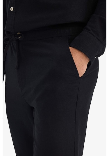 Defacto Jogger Slim Fit Jogger Paça Pamuklu Pantolon D2671ax25aubk81 Siyah-bk81