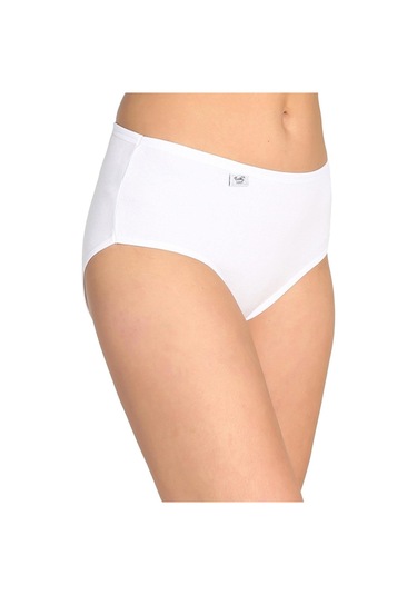 Tutku İç Giyim Kadın Likralı Bato Külot 6'lü Paket Beyaz