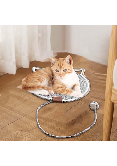 Suntek Kedi Tırmalama Mat Taşlama Pençeleri Halı Evcil Gri