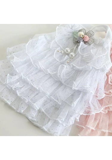 Best Golden Monkey Smok Beyaz Köpek Elbisesi 191666110