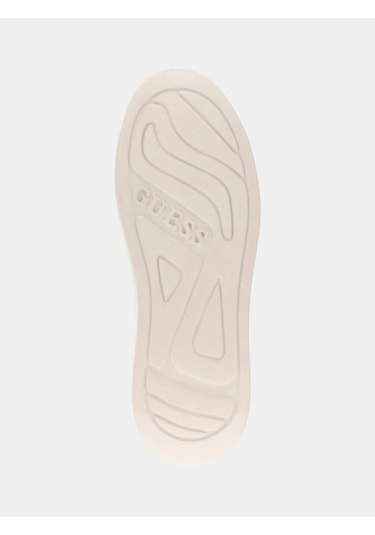 Guess Elbina10 Kadın Beyaz/gümüş Deri Sneaker Flfe10ele12-whısı Beyaz/gümüş
