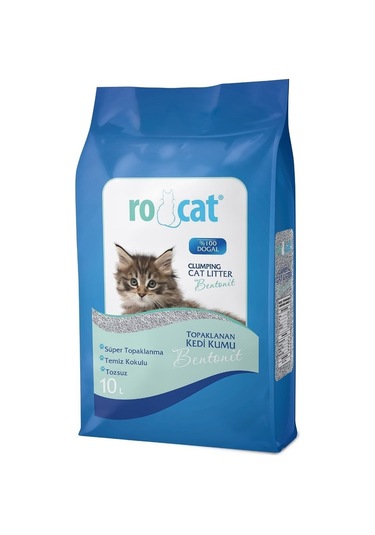 Rocat Marsilya Sabun Kokulu Bentonit Kedi Kumu 10 L