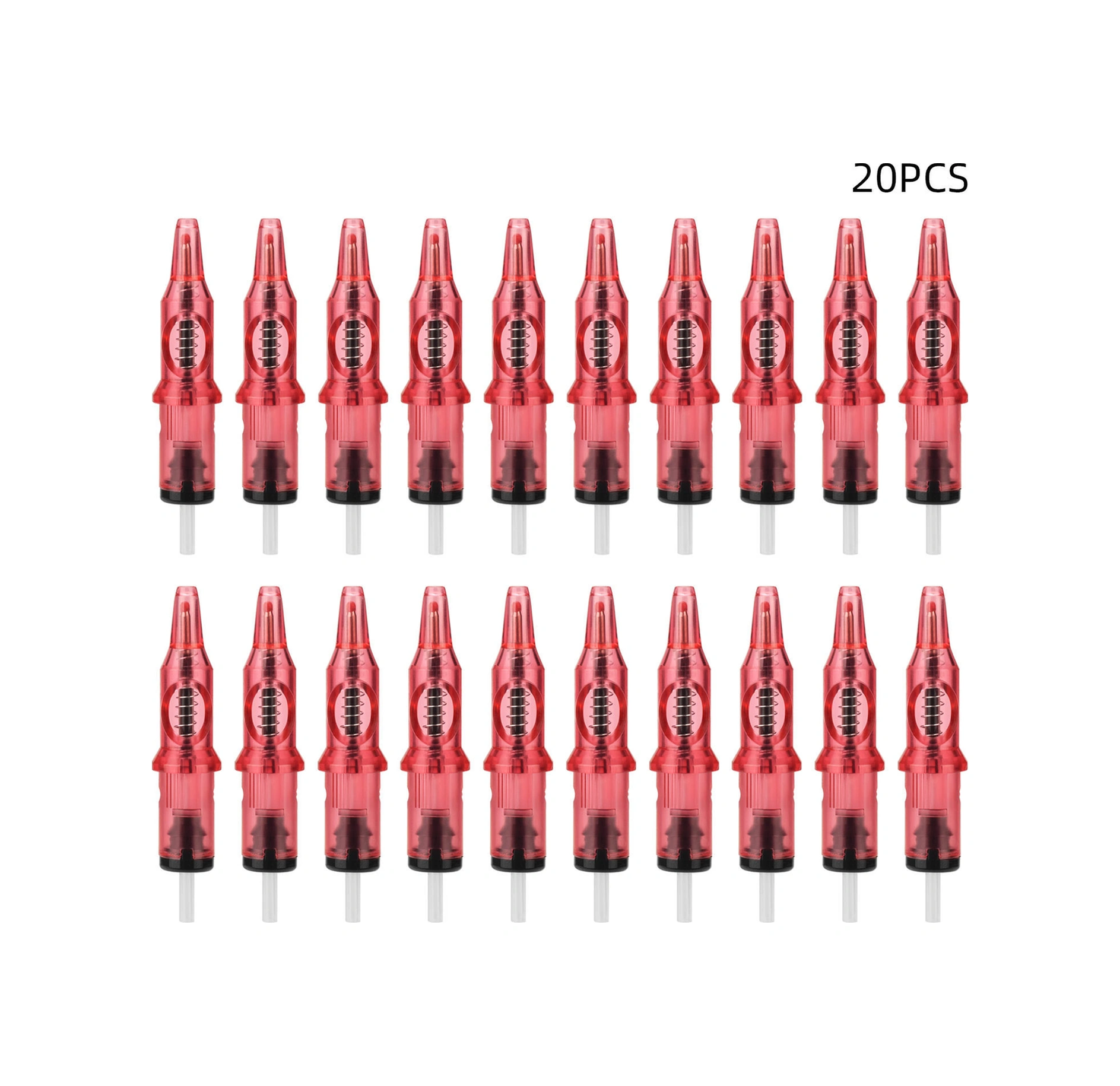 Yunboo Tattoo Pratik Kalemi 20 Adet - 0.5mm Uç, Yüksek Kalite Pvc, Yeniden Kullanılabilir, Uygun Tattoo Makinaları Ve Spinnerlar İçin
