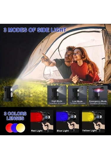 Xuweiwei Elde Taşınabilir Spot Işığı Taşınabilir Sarj Edilebilir Fener 3000mah Lityum Pil Cob Yan Işıklı Su Gecirmez Dis Mekan Lambasi Kamp Balikcilik Av Kesis Icin 4 Renkli Isik Usb Kablosu Dahil Altın Xuweiwei Elde Taşınabilir Spot Işığı Taşınabilir Sarj Edilebilir Fener 3000mah Lityum Pil Cob Yan Işıklı Su Gecirmez Dis Mekan Lambasi Kamp Balikcilik Av Kesis Icin 4 Renkli Isik Usb Kablosu Dahil Altın