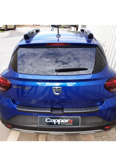 Cappafe Dacia Sandero Arka Tampon Eşiği Koruma Parlak Abs 2021 N11.7364