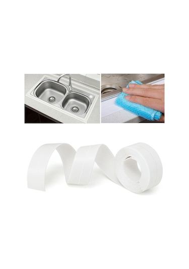2'Li Su Sızdırmaz Banyo Mutfak Lavabo Küvet Izolasyon Şerit Bant