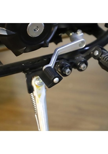 Kırmızı Motosiklet Pedalı Vites Değiştirme Parçaları Vites Kolu Kılıfı Kauçuk Ayakkabı Koruması