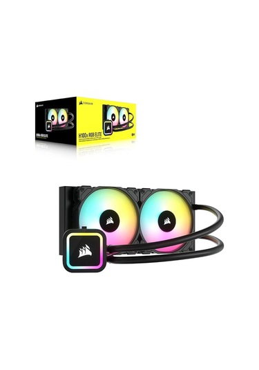 Corsaır İcue H100x Rgb Fanlı 240mm Amd/ıntel Uyumlu Cw-9060065-ww2 İşlemci Sıvı Soğutucu
