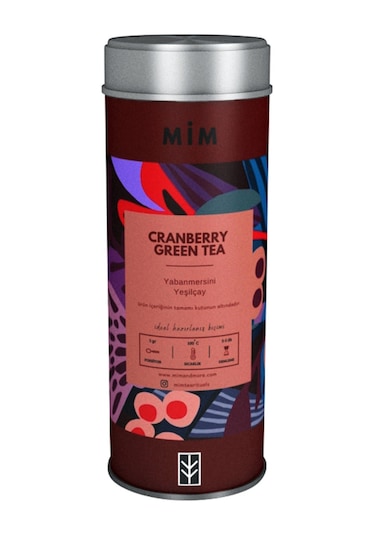 Mim Tea Cranberry Green Tea Yabanmersinli Yeşilçay 50 G