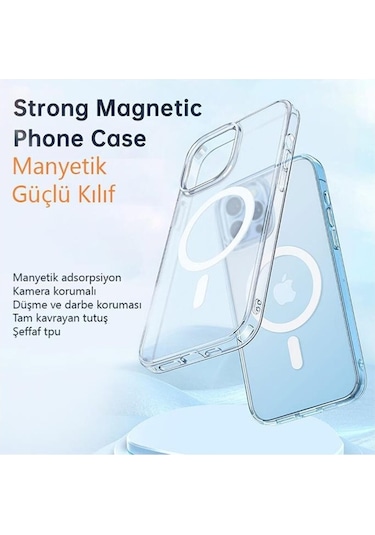 Mcdodo Iphone 14 Plus Uyumlu Seffaf Magsafe Kilif Pc-3091 558403044