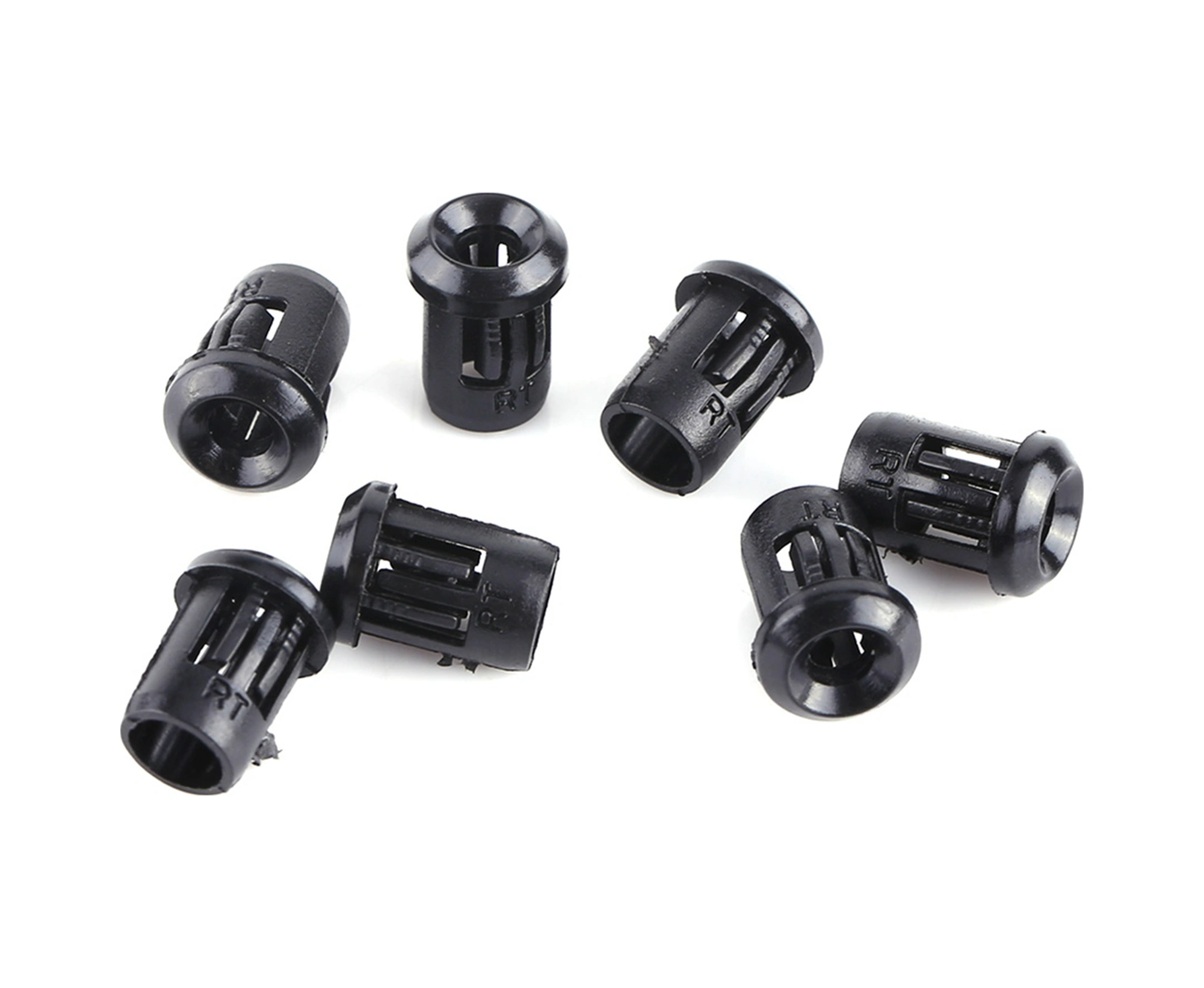 Tenfowee 50 Adet Siyah Nylon Led Tutucu - 5mm Iç Çaplı, Tahta Montajı İçin Dayanıklı Ve Kaliteli Malzeme