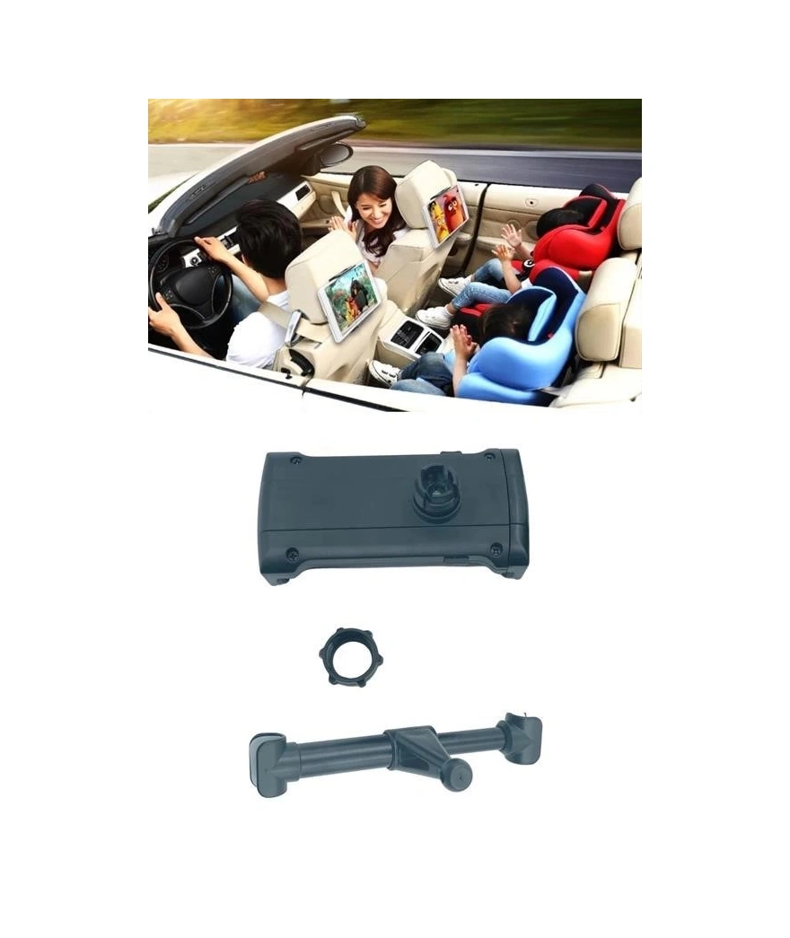 İpek Yıldızı Oto Koltuk Arkası Telefon Tablet Tutucu Ayarlanabilir 360 Derece Dönebilen Pratik Stan