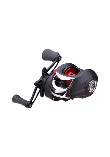 Tenfowee Sol El Manyetik Frenli 17+1 Eksenli Metal Bobinli Anti-patlatma Olta Makinesi, Luya Spor İçin Dayanıklı Tüketim