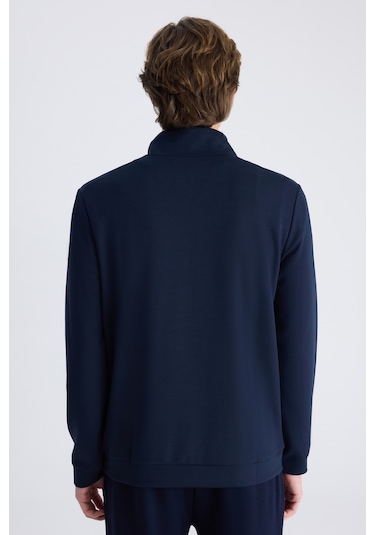 D'S Damat Ds Damat Regular Fit Lacivert Düz Modal Sweatshirt 5hce247021013 Çok Renkli