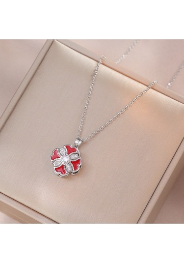 Bayan Kolye: Moda Estetiği Titanyum Çelik Kolye No.197 Çok REnkli