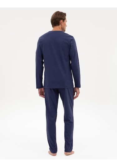 Pierre Cardin Erkek İndigo Pijama Takım 50322652-320 İndigo Pierre Cardin Erkek İndigo Pijama Takım 50322652-320 İndigo