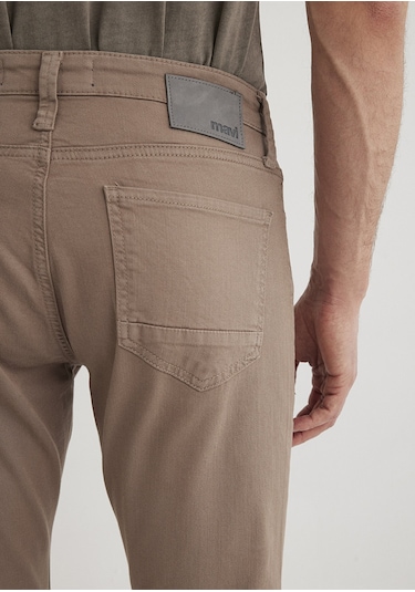 Mavi - Marcus Kahverengi Comfort Gabardin Pantolon 0035189452 Kahverengi