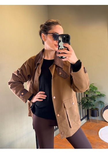 Ali Butik Koyu Hardal Mevsimlik Ceket Hardal
