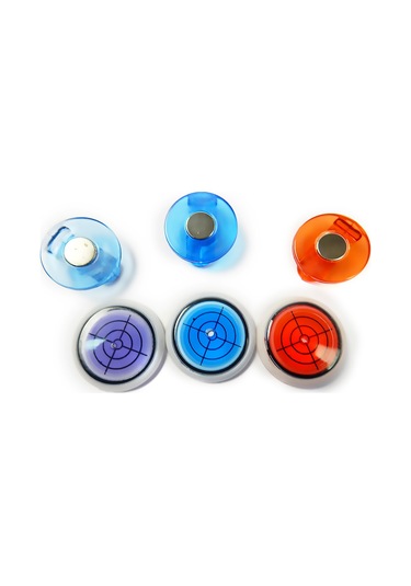 Xindoker Kırmızı Golf Şapka Klipsü - Plastik Ve Metal Malzeme - 30mm Çap - Seviye Ayarı Fonksiyonu