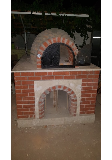 Simga 100 MM 500 Derecelik Taş Fırın Termometresi 40 Cm Boylu