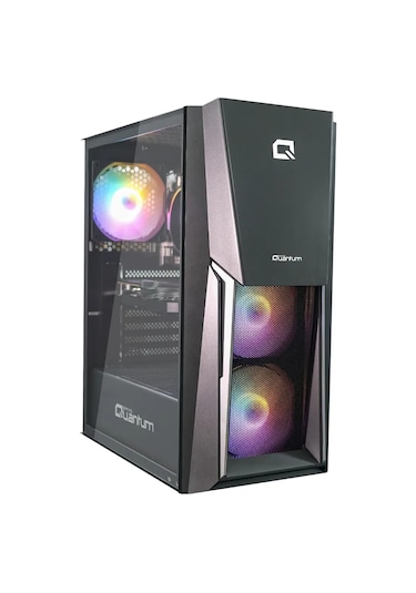 Quantum Gaming Muerta 650w 4 Rgb Fanlı Koyu Gri Gaming Kasa