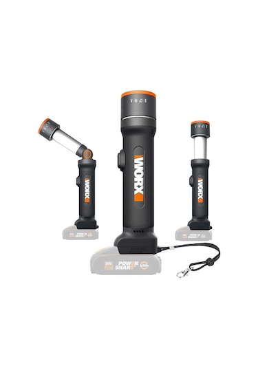 Worx Wx027.9 20Volt 510 Lümen Çok Fonksiyonlu Led Fener Akü Dahi N11.2884