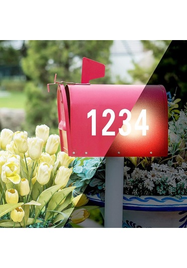 Yansıtıcı Adres Numarası Sticker 0-9 Kaiyi