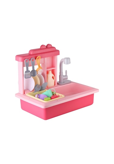 Pilli Interaktif Lavabo Seti  Pembe