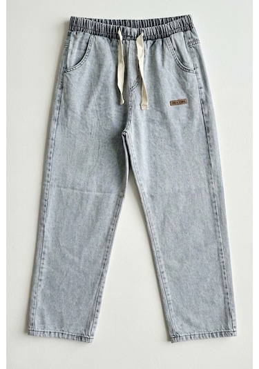 Erkek Rahat Kesim Baggy Jean Pantolon 30073 - Taş