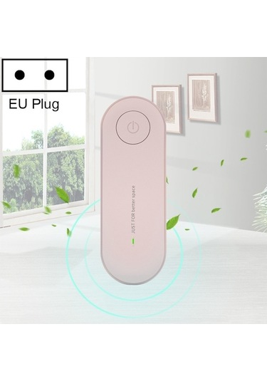 Rogfer Mini Anyon Hava Temizleyici Duman Pm2.5 Tuvalet Mutfak Hava Temizleyici Kaldır, Fiş Tipi: Ab Fiş Pembe