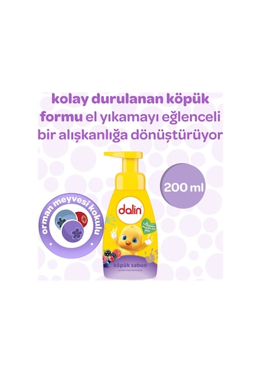 Dalin Orman Meyvesi Kokulu Köpük Sabun 200 ML x 6