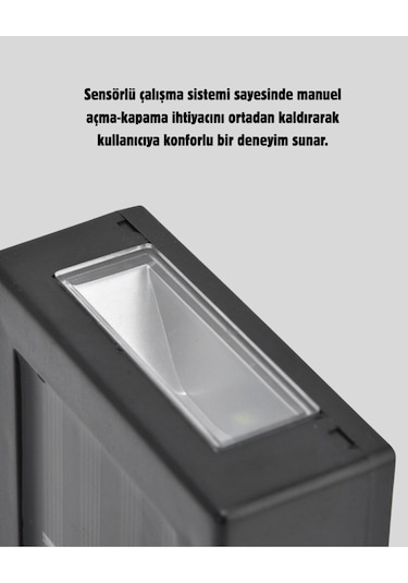 6 Led Güneş Enerjili Sensörlü Lamba - Akıllı Işık Sensörlü Enerji Tasarruflu Bahçe Aydınlatma Renkli
