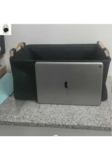 Mufunye Evcil Hayvan Oyuncak Saklama Kare Sepeti, Keçe Malzeme Ve Yüksek Kapasite