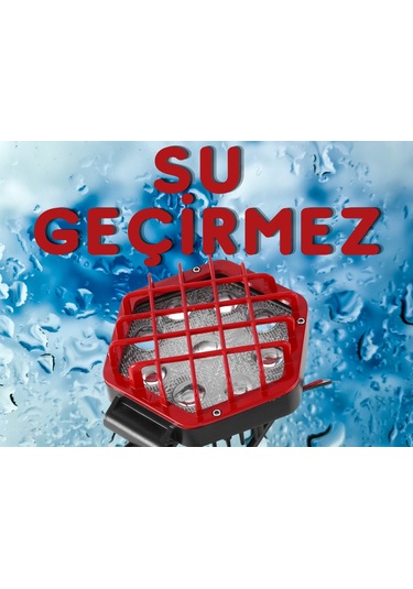 48w Altıgen Kafesli Kırımızı 16 LED OffRoad Tekne Çalışma Lambası
