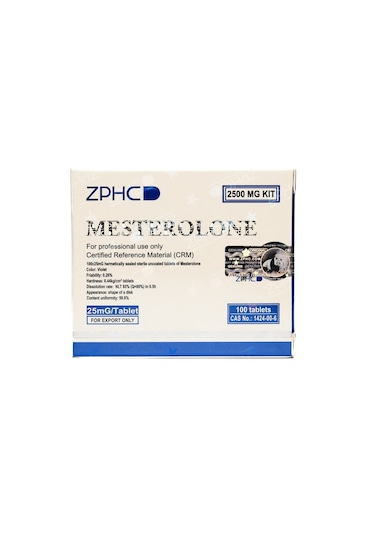 Zphc Mesterolone - 25 Mg / Pill -100 Tablet Aromasız