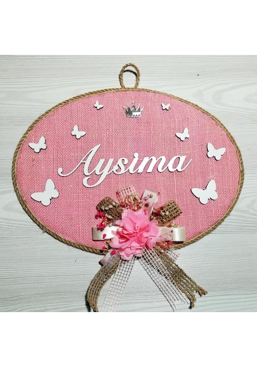 Loradavet Lora Davet Kız Bebek Kapı Süsü, Hastane Kapı Süsü, Duvar Süsü (1 (529472435) Çok Renkli