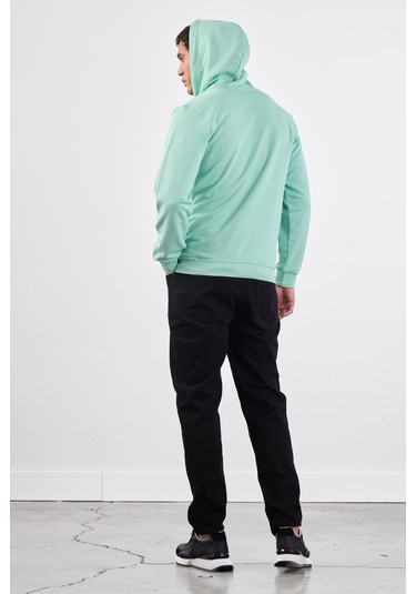 Dufy Mint Yeşili Erkek Sweatshırt - Regular Fit Mint Yeşili