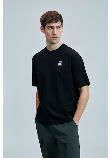 Lufian Nımbus Modern Grafik T- Shirt Siyah Siyah 111020251100100 Siyah Lufian Nımbus Modern Grafik T- Shirt Siyah Siyah 111020251100100 Siyah