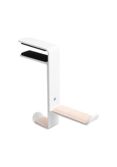 Fastbuy Metal Masaüstü Kulaklık Tutucu, Açısı Ayarlanabilir, Kayma Önleyici Pu Yastık, Kırmızı/siyah/beyaz, Şık Ve Pratik