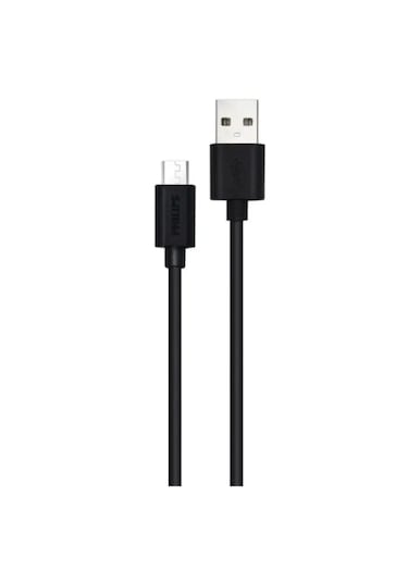 Philips UsbA to Micro 3A 45W Universal Hızlı Şarj ve Data Kablosu 2m Siyah DLC3106U