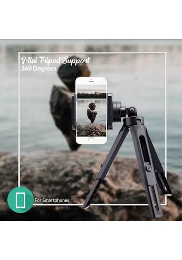 Tripod 5 Kademeli Dik-Yan Duruşlu Telefon Tutucu Tr3 Tripod